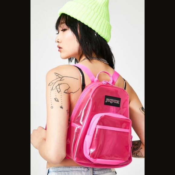 jansport clear mini backpack